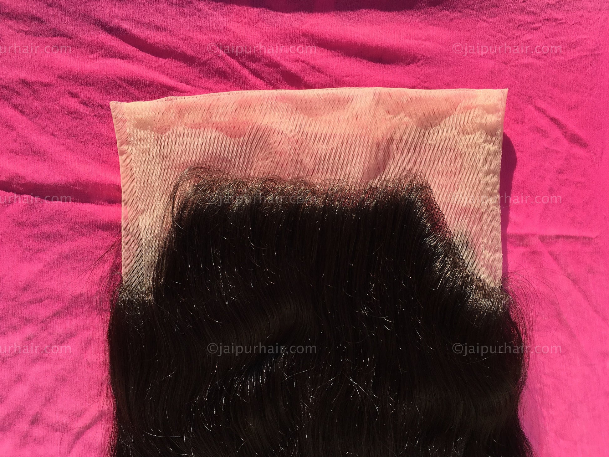 Raw Indian Wavy 360 Lace Frontal - Raw Indian Hair, Virgin Hair Extensions, Jaipur Hair