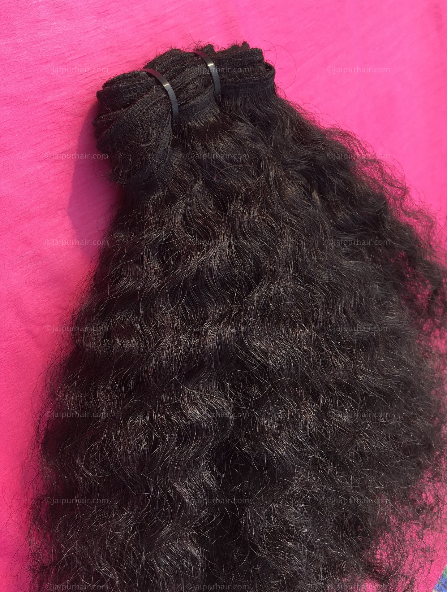 Maharani Raw Indian Curly Bundle - Raw Indian Hair, Virgin Hair Extensions, Jaipur Hair