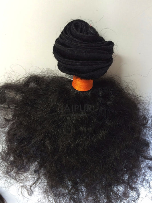 Sample Maharani Pure Curly Bundle - Raw Indian Hair, Virgin Hair Extensions, Jaipur Hair