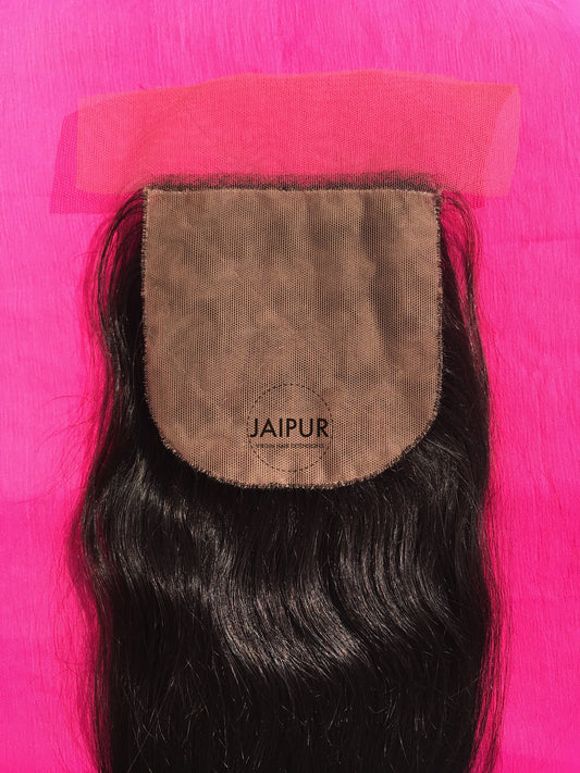 Wavy Silk Base Lace Closure - Raw Indian Hair, Virgin Hair Extensions, Jaipur Hair