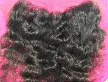 Raw Indian Curly Lace Frontal - Raw Indian Hair, Virgin Hair Extensions, Jaipur Hair