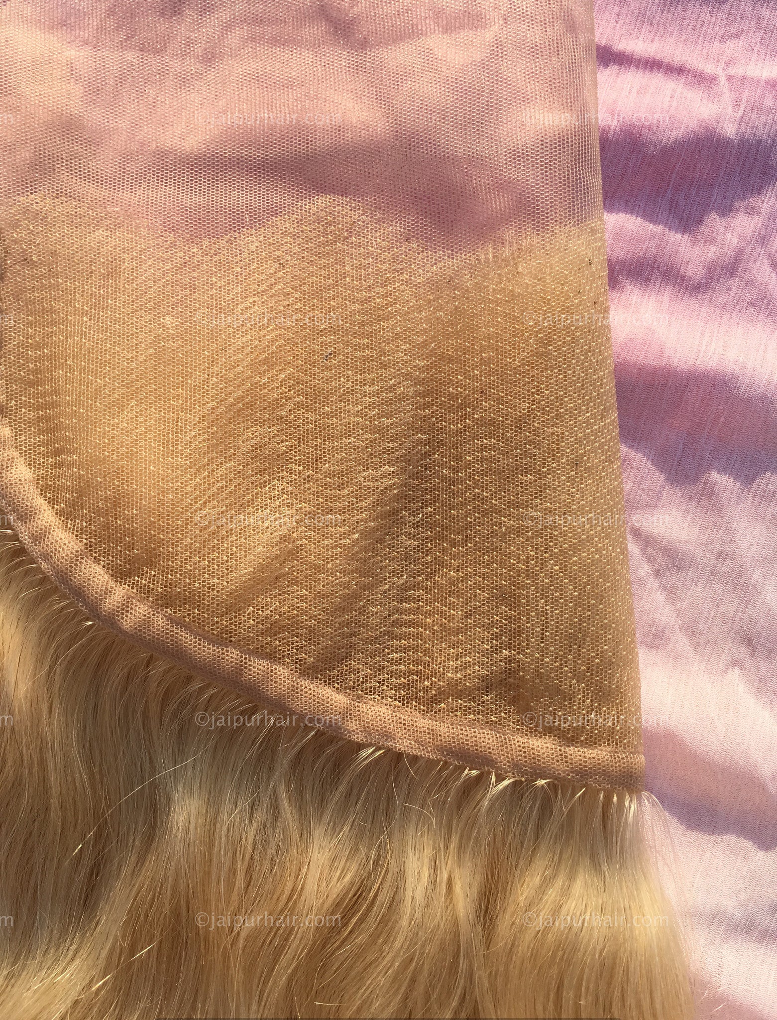 Blazin' Blonde #613 Wavy Indian Lace Frontal - Raw Indian Hair, Virgin Hair Extensions, Jaipur Hair