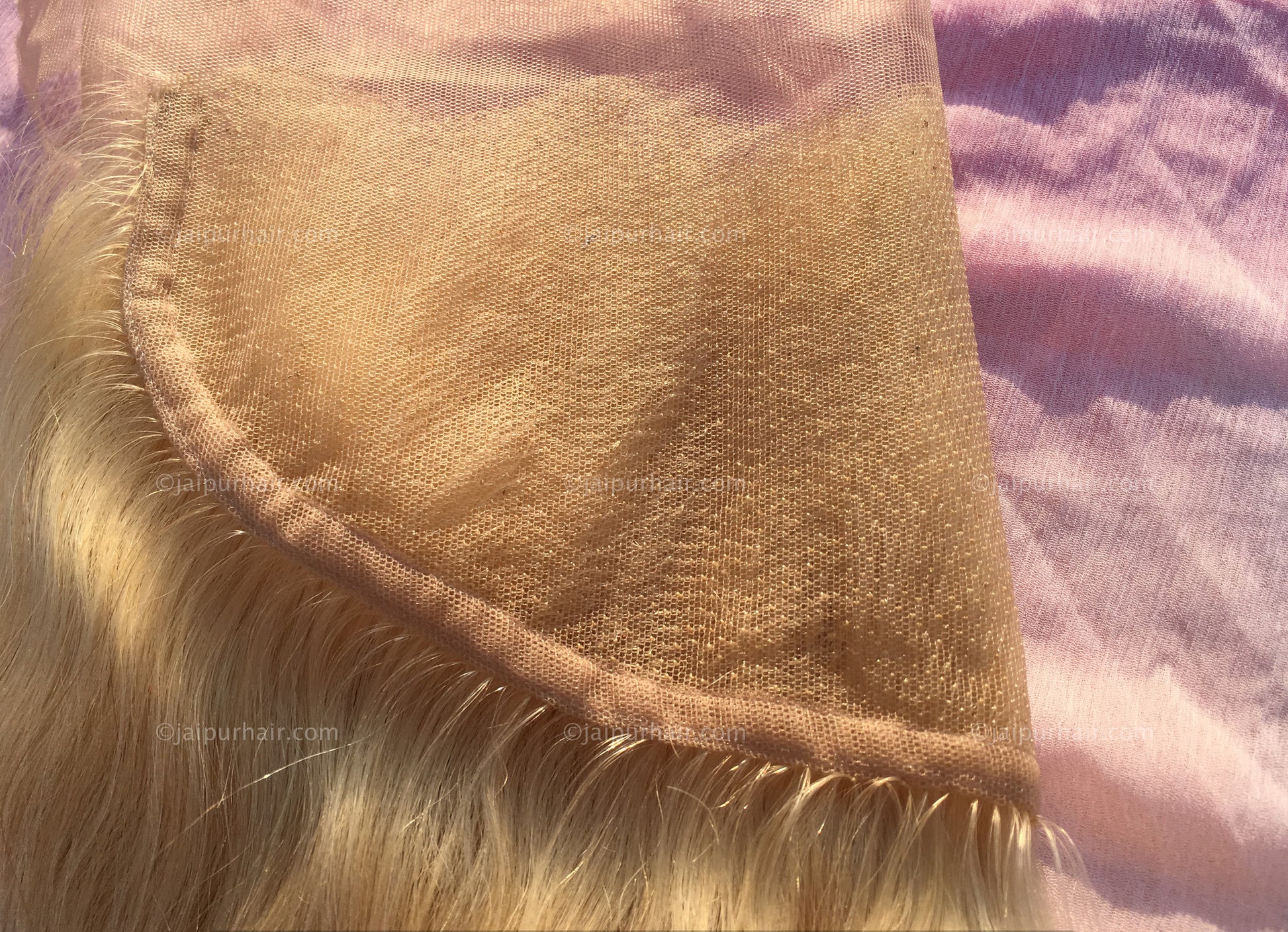 Blazin' Blonde #613 Wavy Indian Lace Frontal - Raw Indian Hair, Virgin Hair Extensions, Jaipur Hair