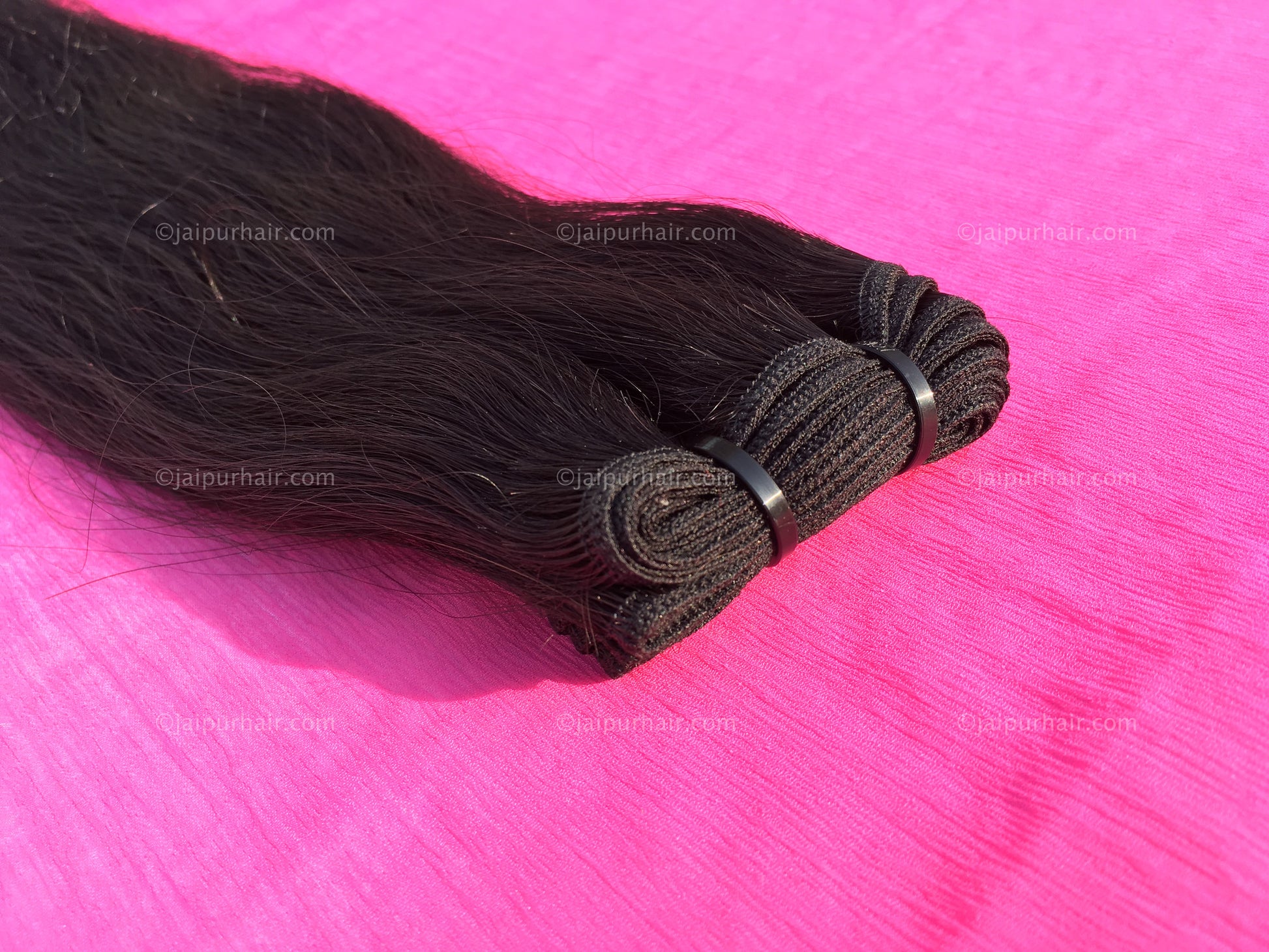 Hype Relaxed Remy Straight Bundle - Raw Indian Hair, Virgin Hair Extensions, Jaipur Hair