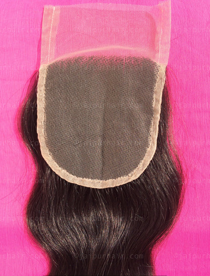 Raw Indian Straight Lace Closure - Raw Indian Hair, Virgin Hair Extensions, Jaipur Hair