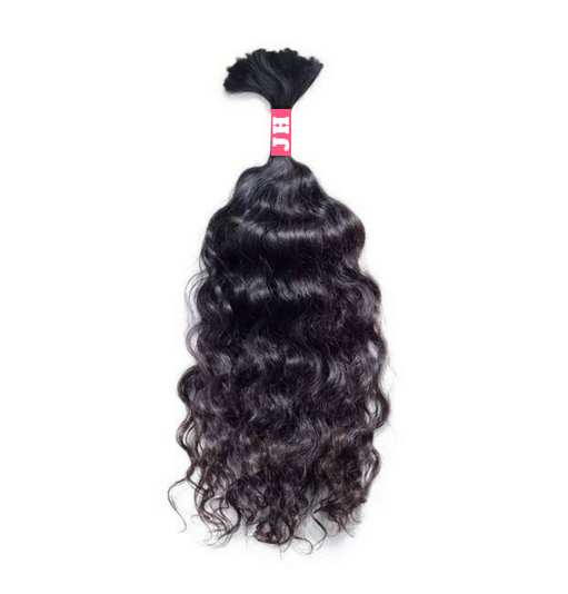 Raw Indian Curly Bulk Hair For Braiding